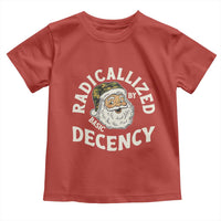 Funny Santa Camo Christmas Toddler T Shirt Radicalized By Basic Decency - Wonder Print Shop