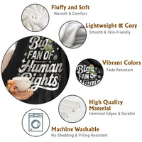 Resist Frog Christmas Throw Blanket Big Fan Of Human Rights Political Meme - Wonder Print Shop