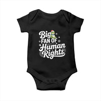Resist Frog Christmas Baby Onesie Big Fan Of Human Rights Political Meme - Wonder Print Shop