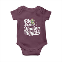 Resist Frog Christmas Baby Onesie Big Fan Of Human Rights Political Meme - Wonder Print Shop
