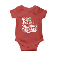 Resist Frog Christmas Baby Onesie Big Fan Of Human Rights Political Meme - Wonder Print Shop