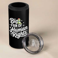 Resist Frog Christmas 4 in 1 Can Cooler Tumbler Big Fan Of Human Rights Political Meme - Wonder Print Shop