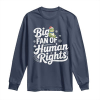 Resist Frog Christmas Long Sleeve Shirt Big Fan Of Human Rights Political Meme - Wonder Print Shop