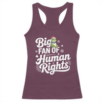 Resist Frog Christmas Racerback Tank Top Big Fan Of Human Rights Political Meme - Wonder Print Shop
