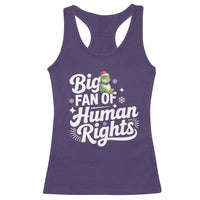 Resist Frog Christmas Racerback Tank Top Big Fan Of Human Rights Political Meme - Wonder Print Shop