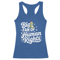 Resist Frog Christmas Racerback Tank Top Big Fan Of Human Rights Political Meme - Wonder Print Shop