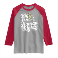 Resist Frog Christmas Raglan Shirt Big Fan Of Human Rights Political Meme - Wonder Print Shop