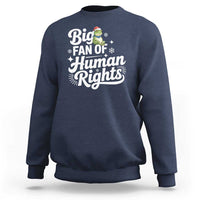 Resist Frog Christmas Sweatshirt Big Fan Of Human Rights Political Meme - Wonder Print Shop