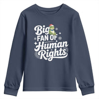 Resist Frog Christmas Youth Sweatshirt Big Fan Of Human Rights Political Meme - Wonder Print Shop