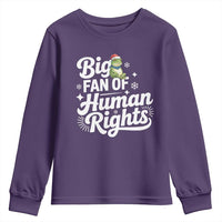 Resist Frog Christmas Youth Sweatshirt Big Fan Of Human Rights Political Meme - Wonder Print Shop