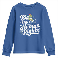 Resist Frog Christmas Youth Sweatshirt Big Fan Of Human Rights Political Meme - Wonder Print Shop