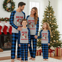Funny Santa Christmas Plaid Pajama Set Big Fan Of Human Rights - Wonder Print Shop
