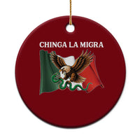 Chinga La Migra Ceramic Ornament Immigration Rights Anti Fascism Protest - Wonder Print Shop