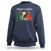 Chinga La Migra Sweatshirt Immigration Rights Anti Fascism Protest - Wonder Print Shop