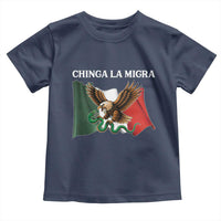 Chinga La Migra Toddler T Shirt Immigration Rights Anti Fascism Protest - Wonder Print Shop
