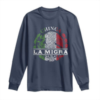 Chinga La Migra Long Sleeve Shirt Immigration Rights Anti Fascism Protest - Wonder Print Shop
