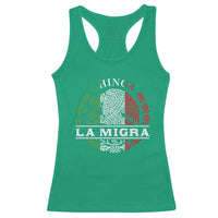 Chinga La Migra Racerback Tank Top Immigration Rights Anti Fascism Protest - Wonder Print Shop