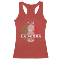 Chinga La Migra Racerback Tank Top Immigration Rights Anti Fascism Protest - Wonder Print Shop