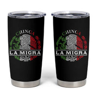 Chinga La Migra Tumbler Cup Immigration Rights Anti Fascism Protest - Wonder Print Shop