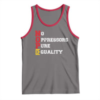 No Kings Tank Top No Oppressors Pure Equality - Wonder Print Shop