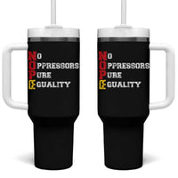 No Kings Tumbler With Handle No Oppressors Pure Equality - Wonder Print Shop