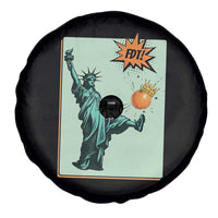 No Kings Spare Tire Cover Statue of Liberty Political Protest - Wonder Print Shop
