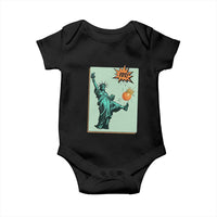 No Kings Baby Onesie Statue of Liberty Political Protest - Wonder Print Shop