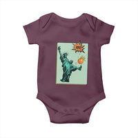 No Kings Baby Onesie Statue of Liberty Political Protest - Wonder Print Shop