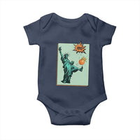 No Kings Baby Onesie Statue of Liberty Political Protest - Wonder Print Shop