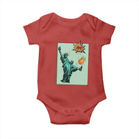 No Kings Baby Onesie Statue of Liberty Political Protest - Wonder Print Shop