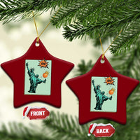 No Kings Ceramic Ornament Statue of Liberty Political Protest - Wonder Print Shop