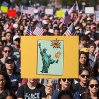 No Kings Protest Sign Statue of Liberty Political Protest - Wonder Print Shop