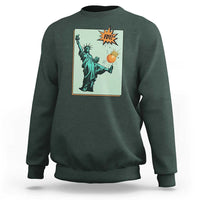 No Kings Sweatshirt Statue of Liberty Political Protest - Wonder Print Shop