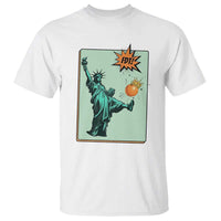 No Kings T Shirt Statue of Liberty Political Protest - Wonder Print Shop