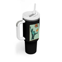No Kings Tumbler With Handle Statue of Liberty Political Protest - Wonder Print Shop