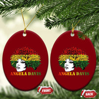 Angela Davis Ceramic Ornament Black History Month - Wonder Print Shop