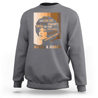 Angela Davis Inspirational Quote Sweatshirt Black Pride Melanin - Wonder Print Shop
