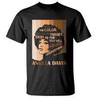 Angela Davis Inspirational Quote T Shirt Black Pride Melanin - Wonder Print Shop