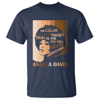 Angela Davis Inspirational Quote T Shirt Black Pride Melanin - Wonder Print Shop