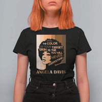 Angela Davis Inspirational Quote T Shirt For Women Black Pride Melanin - Wonder Print Shop