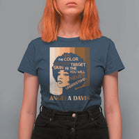 Angela Davis Inspirational Quote T Shirt For Women Black Pride Melanin - Wonder Print Shop