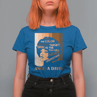 Angela Davis Inspirational Quote T Shirt For Women Black Pride Melanin - Wonder Print Shop