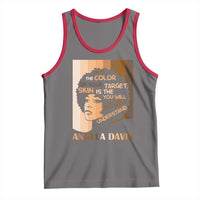 Angela Davis Inspirational Quote Tank Top Black Pride Melanin - Wonder Print Shop