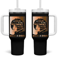 Angela Davis Inspirational Quote Tumbler With Handle Black Pride Melanin - Wonder Print Shop