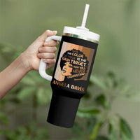 Angela Davis Inspirational Quote Tumbler With Handle Black Pride Melanin - Wonder Print Shop
