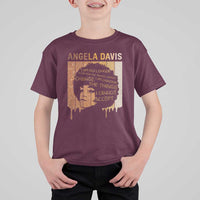 Angela Davis Quote T Shirt For Kid I Am No Longer Accepting The Things I Cannot Change - Wonder Print Shop