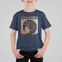 Angela Davis Quote T Shirt For Kid I Am No Longer Accepting The Things I Cannot Change - Wonder Print Shop