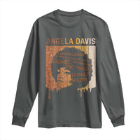 Angela Davis Quote Long Sleeve Shirt I Am No Longer Accepting The Things I Cannot Change - Wonder Print Shop