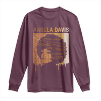 Angela Davis Quote Long Sleeve Shirt I Am No Longer Accepting The Things I Cannot Change - Wonder Print Shop