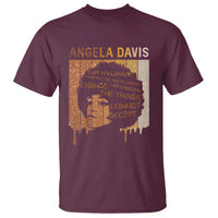 Angela Davis Quote T Shirt I Am No Longer Accepting The Things I Cannot Change - Wonder Print Shop